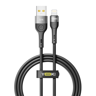 USB кабель YOKI Extra Series YK-EX11 Lightning 2.4A 1.2m black