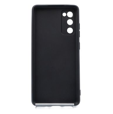 Силиконовый чехол Soft Feel для Samsung S20 FE Epik Black TPU Full camera black