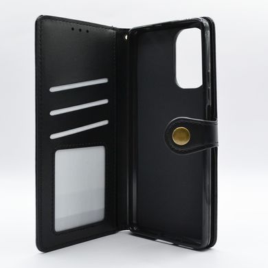 Чохол-книжка шкіра для Xiaomi Redmi Note 12 Turbo/Poco F5 black Getman Gallant PU
