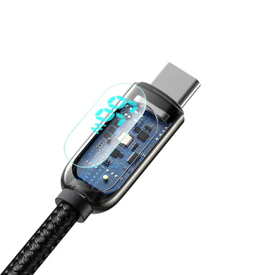 USB Кабель Baseus Display Fast Charging USB toType-C 66W 1m black