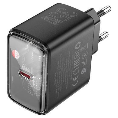 Сетевое зарядное устройство Hoco CS41A Smart single port PD35W charger black