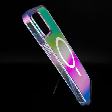 TPU чохол Apple Glass Gradient with MagSafe для iPhone 15 Pro Max blue