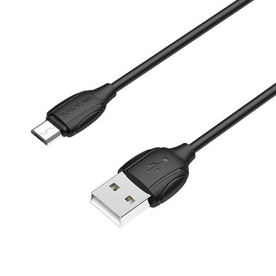 USB кабель Borofone BX19 Benefit Micro 2.4A/1m black