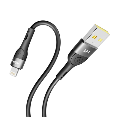 USB кабель YOKI Extra Series YK-EX11 Lightning 2.4A 1.2m black