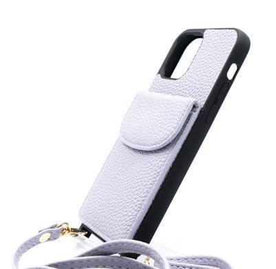 Чехол WAVE Leather Pocket для iPhone 12/12 Pro light purple