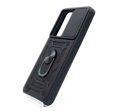 Чохол Camshield Serge Ring для Xiaomi 12T/12T Pro black протиударний шторка/захист камери