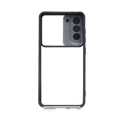 TPU чохол Camshield mate для Samsung S 21 FE black шторка/захист камери