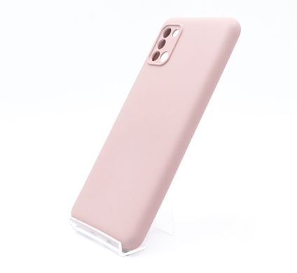 Силіконовий чохол Full Cover для Samsung A31 pink sand Full Camera без logo