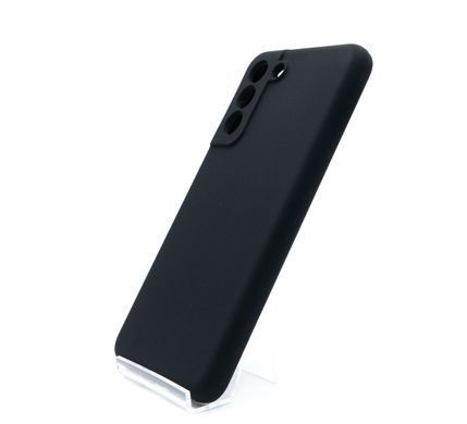 Силиконовый чехол Full Cover для Samsung S21 FE black Full camera без logo with frame