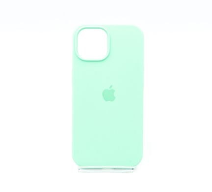 Силіконовий чохол Full Cover для iPhone 15 spearmint