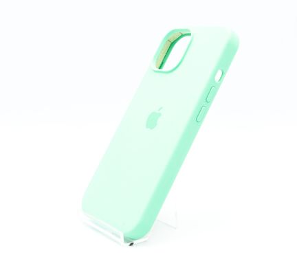 Силіконовий чохол Full Cover для iPhone 15 spearmint