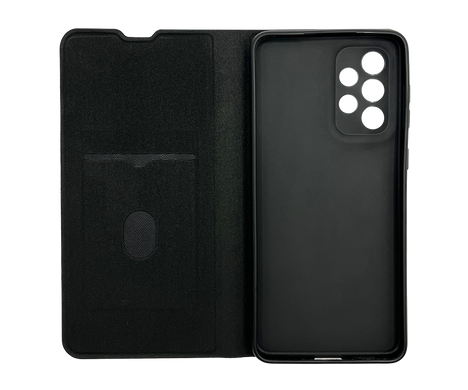 Чохол книжка FIBRA (рельєф) для Samsung A33 5G black Full Camera