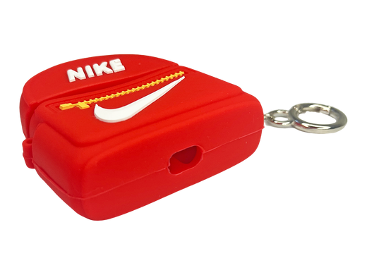Чохол силіконовий Brand для AirPods Pro+ кільце nike bad red