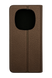 Чохол книжка FIBRA (рельєф) для Xiaomi Redmi Note 14 Pro 5G brown