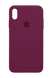 Силіконовий чохол Full Cover для iPhone X/XS maroon