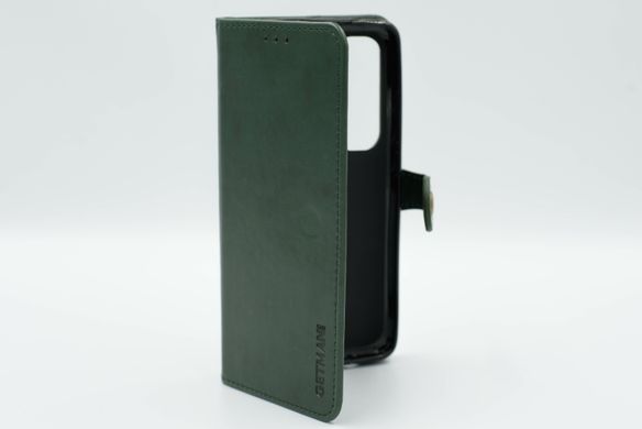 Чехол-книжка кожа для Xiaomi Mi Note 10 Lite green Getman Gallant PU