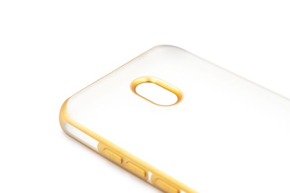Чехол 2 в 1 Matte для Xiaomi Redmi 8A 2.0mm 2-Line gold