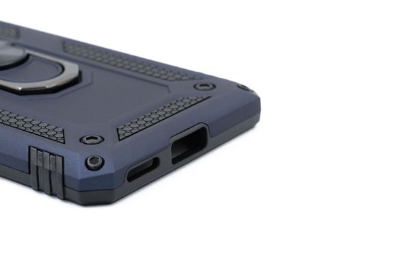Чохол Serge Ring for Magnet для Xiaomi Poco F3/Redmi K40 dark blue протиударний