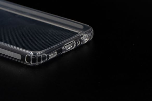 Силіконовий чохол Clear для Samsung A32 4G 0.5mm із заглушками+захист камери