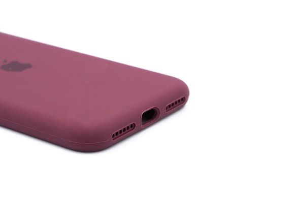 Силиконовый чехол Full Cover для iPhone SE 2020 plum