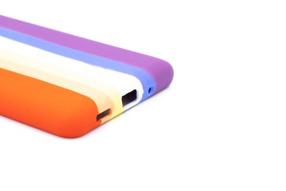 Силіконовий чохол Full Cover для Samsung S20 FE/S20 Lite Rainbow №2 Full Camera