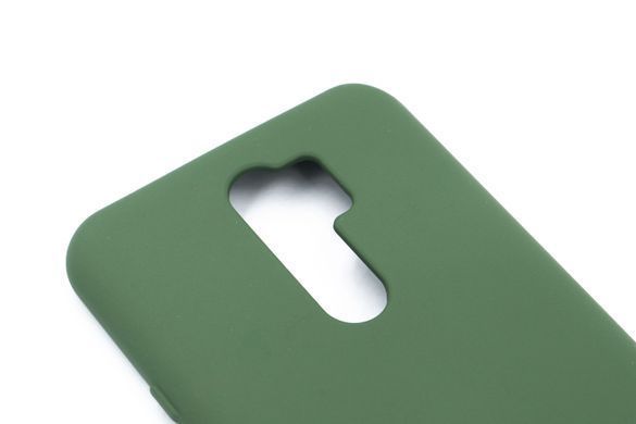 Силіконовий чохол Full Cover для Xiaomi Redmi 9 dark green my color