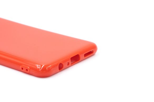 Силіконовий чохол Soft feel для Samsung A21 red TPU Lollipop