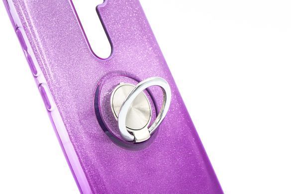 Силиконовый чехол SP Shine для Xiaomi Redmi Note 8 Pro violet ring for magnet