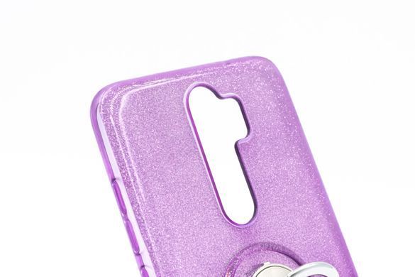 Силиконовый чехол SP Shine для Xiaomi Redmi Note 8 Pro violet ring for magnet