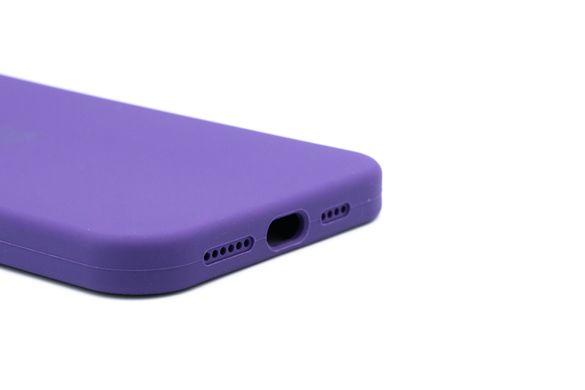 Силіконовий чохол Full Cover для iPhone 15 Plus new purple (amethust)