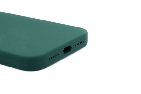 Силіконовий чохол Full Cover Square для iPhone XR forest green Full Camera