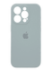 Силіконовий чохол Full Cover для iPhone 15 Pro ash Full Camera