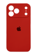 Силіконовий чохол Full Cover для iPhone 17 Pro Max red Full Camera