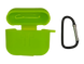 Чохол for AirPods 3 силіконовий 2mm LOGO 2in1+ карабін party green тех.пах.