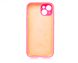 Силіконовий чохол Full Cover для iPhone 13 hot pink Full Camera