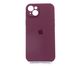 Силіконовий чохол Full Cover для iPhone 14 Plus plum Full Camera