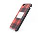 Накладка Glass Case Burberry для Iphone 7plus red