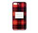 Накладка Glass Case Burberry для Iphone 7plus red