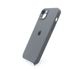 Силіконовий чохол Full Cover для iPhone 15 Plus pebble (dark grey) Full Camera