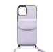 Чохол WAVE Leather Pocket для iPhone 12/12 Pro light purple
