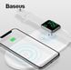Беспроводное Зарядное Устройство Baseus wx2in1Smart 2in1 Wireless Charger ( iP Version ) White
