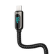 USB Кабель Baseus Display Fast Charging USB toType-C 66W 1m black