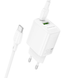 Сетевое зарядное устройство Borofone BN29 Fuente PD30W+QC3.0 (1USB-A/1C)+Type-C to Type-C white