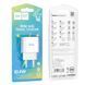 Мережевий зарядний пристрій Hoco C106A Leisure 1USB/2.1A white