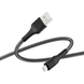 USB кабель Ridea RC-ST74 StablePro Micro 3A 1m black