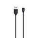 USB кабель XO NB36 Lightning QC 1m black