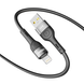 USB кабель YOKI Extra Series YK-EX11 Lightning 2.4A 1.2m black