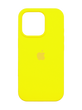 Силиконовый чехол Full Cover для iPhone 16 Pro canary yellow