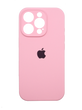 Силиконовый чехол Full Cover для iPhone 16 Pro light pink Full Camera