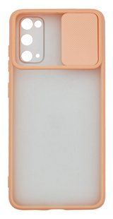 TPU чохол Camshield mate для Samsung S20 pink шторка/захист камери